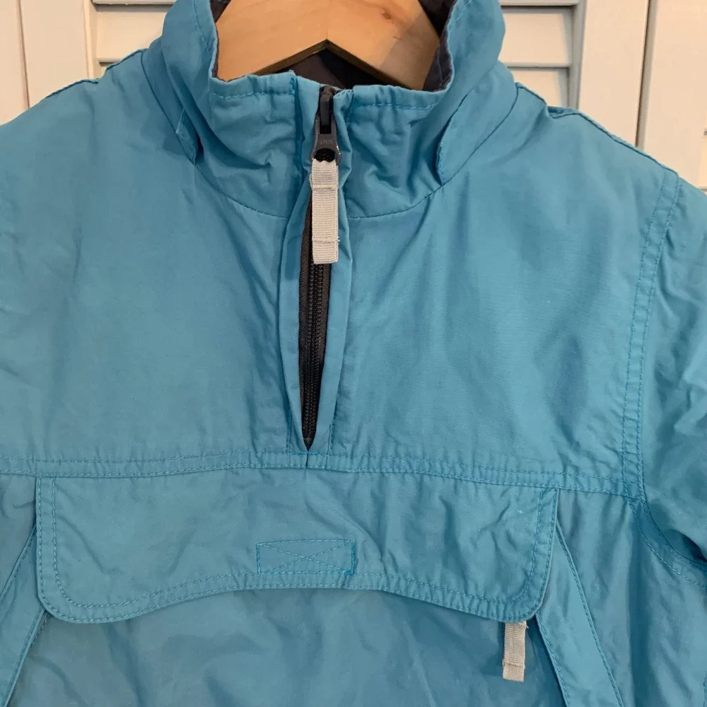 Mini Boden Blue Anorak Pullover Jacket Coat Kids 3-4Y‎ Boy Girl Outdoor Winter